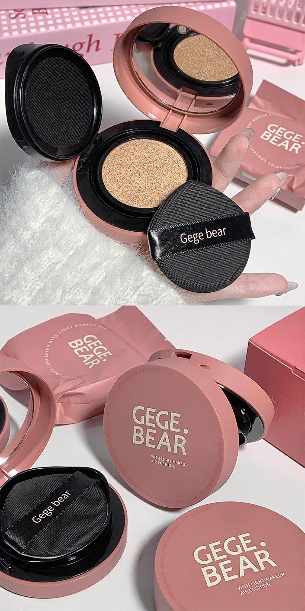 Oil Control Cushion BB Foundation with Replacement Core – Waterproof Sweatproof Invisible Pore Coverage, Moisturizing Lightweight Buildable Natural Finish for All Skin Types, Ivory - product image 16