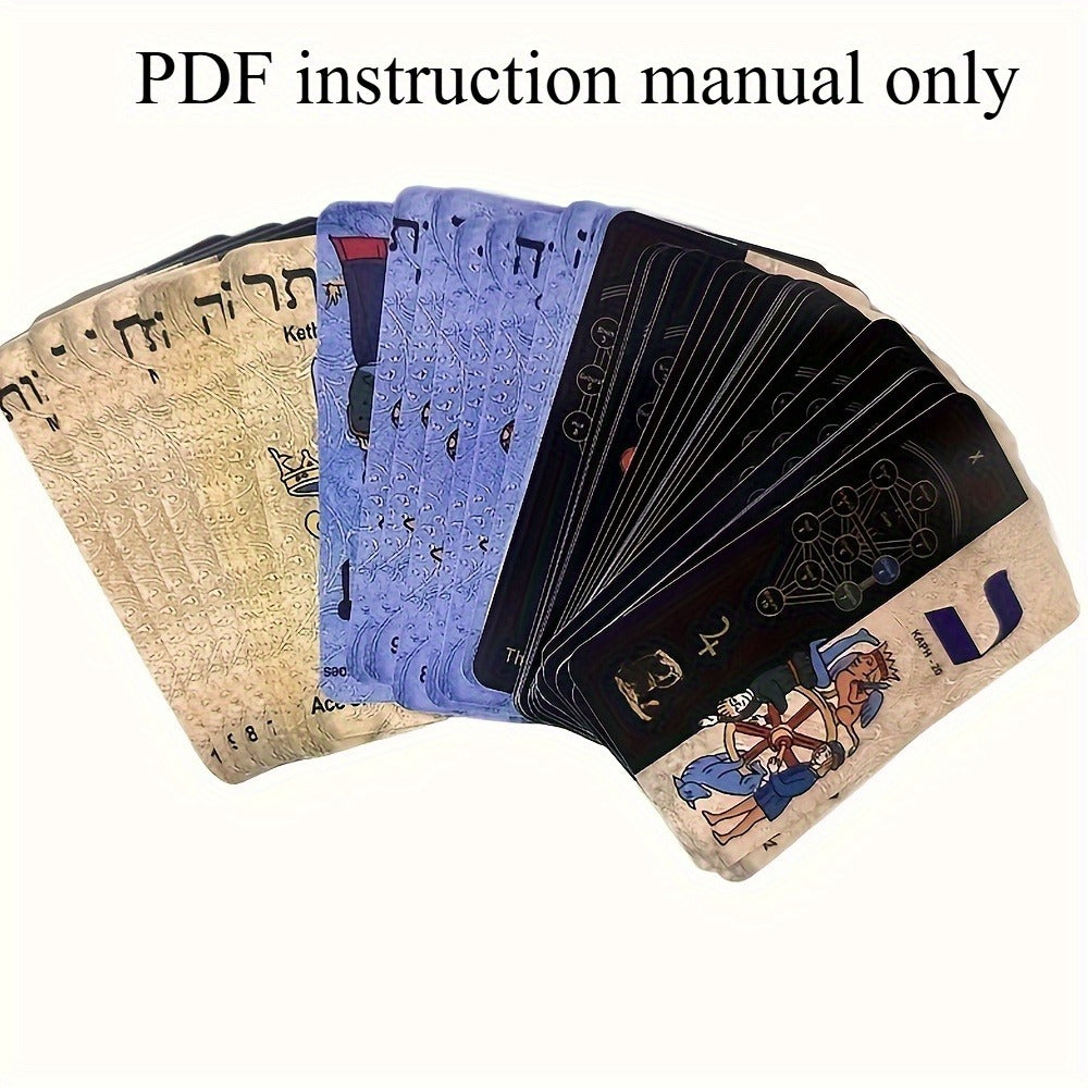 Traditional Divination Card Game with Ancient Wisdom & Spiritual Guidance, Kabbalah 5781 Tarot Board Game Playing Cards for Beginners & Readers – Kabbalah - product image 2