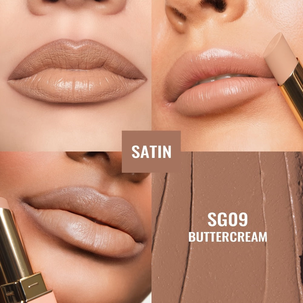 Oulac Nude Satin Lipstick Set 12g Each – Lightweight Moisturizing Full Coverage Cream-to-Satin Formula, Skin-Flattering Nude Lip Color Gift-Ready for Women All Skin Tones (LT-SG Nu - product image 10