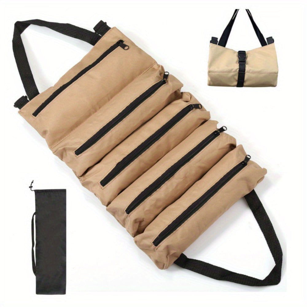 Collapsible Tool Bag Organizer for Hardware Storage | Foldable Tool Kit Bag for Carpentry Electricians Automotive Repairs Outdoor | Portable Buggy Bag Easy Transport - product image 9