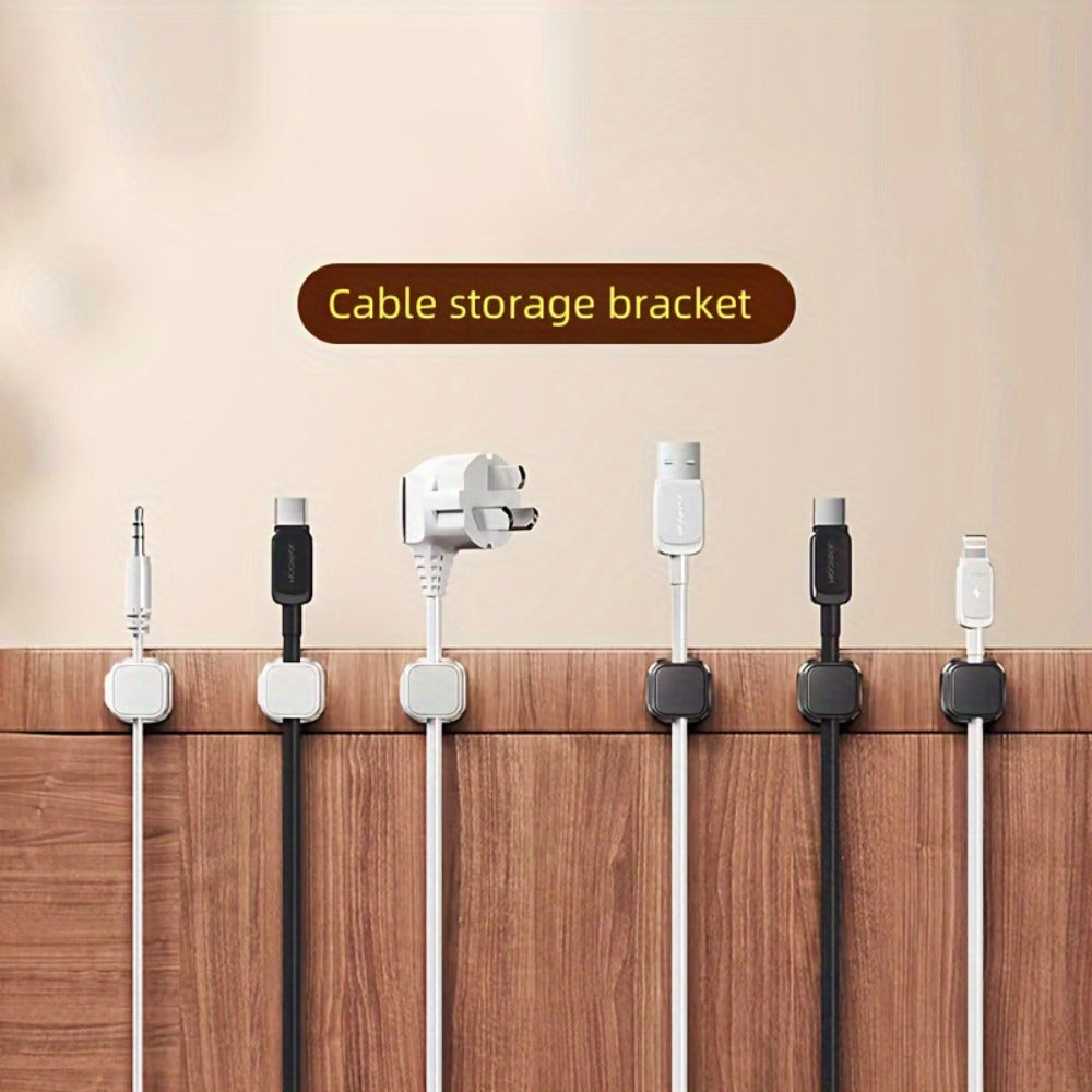 Magnetic Cable Organizer Clips 16 Pack Self-Adhesive No-Drill Cable Management Holder for Desk Wall Home Office Adjustable Wire Cord Organizer Set - product image 4