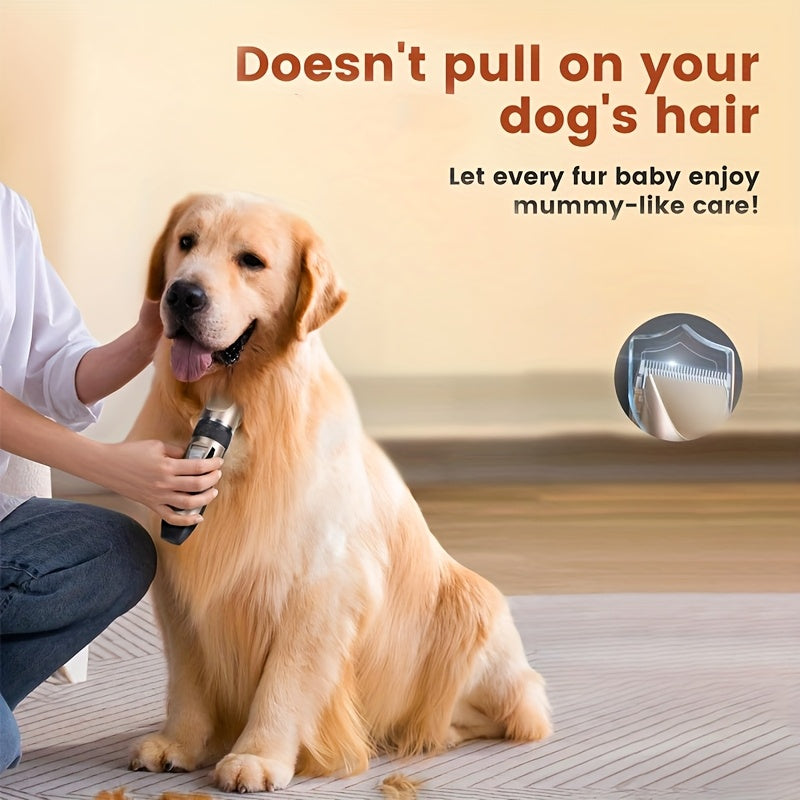 Pet Hair Trimmer USB Rechargeable Wireless Clipper for Dogs & Cats | Low Noise Electric Grooming Scissors, Lithium Battery, Home & Salon Use, Safe Low Voltage - product image 5