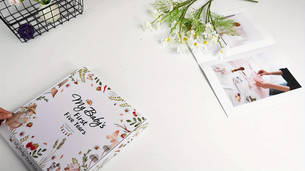 Modern Minimalism: A Memory Book for Male Or Female, 124 Pages, 9.96x9.84 Inches, The First Eternal 5-Year-Old Book, A Milestone Book That Records Every Event - product image 8