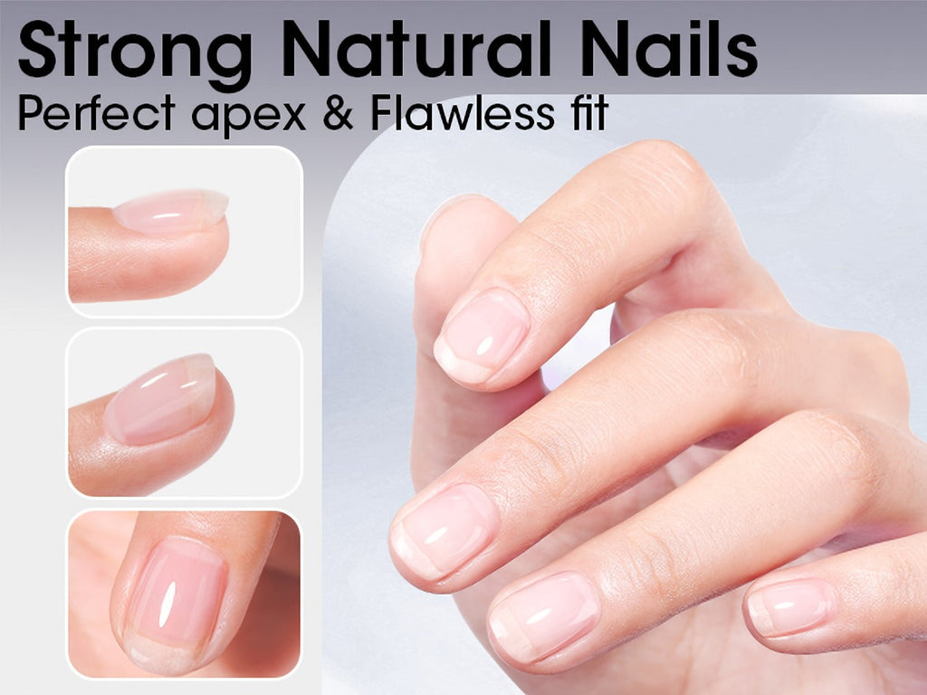 Clear Builder Gel HEMA-Free 5-in-1 2pcs 1.35oz — Nail Extension Strengthener Apex Construction Art Sealing & Repair | Soak-Off UV LED 28+ Days Chip-Proof Wear for Sensitive Skin Sa - product image 16