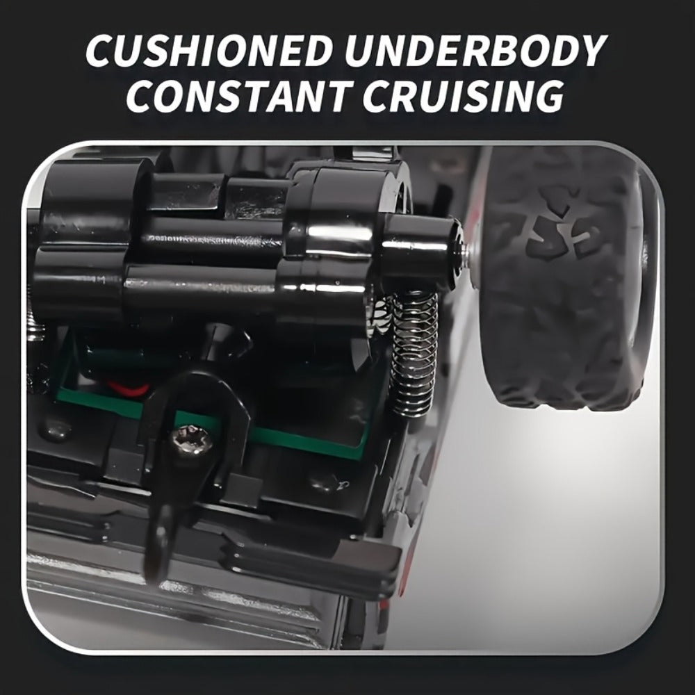 Mini RC Car 1/64 Scale High-Speed Off-Road Monster Truck | 2.4GHz Alloy Die-Cast Remote Control Car with Shock Absorber, All-Terrain Climbing RC Toy Gift for - product image 12