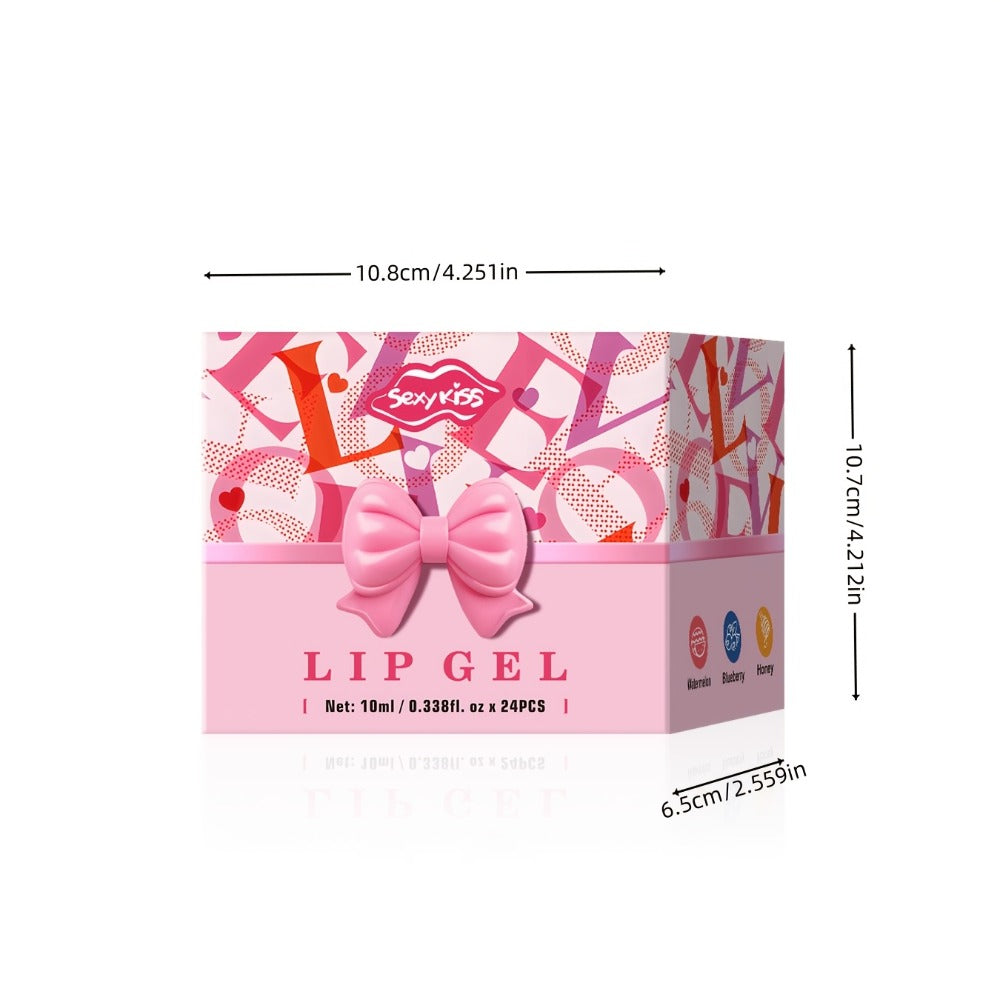 Lip Balm Set 24 PCS Luxury Gift Box Moisturizing Glossy Lip Gel Collection Hydrating Healing Chapped Lips Long Lasting Nourishing Lip Care Kit for Women Girls Birthday Christmas Va - product image 5
