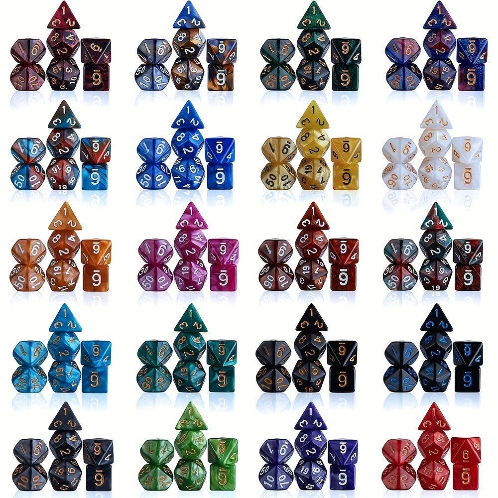 D4 D6 D8 D10 D12 D20 Surprise Gift for D&D RPG Tabletop Gamers – Mystery Box DnD Dice Set 72pcs Blind Box 9 Sets Random Polyhedral Dice with Pouches - product image 11