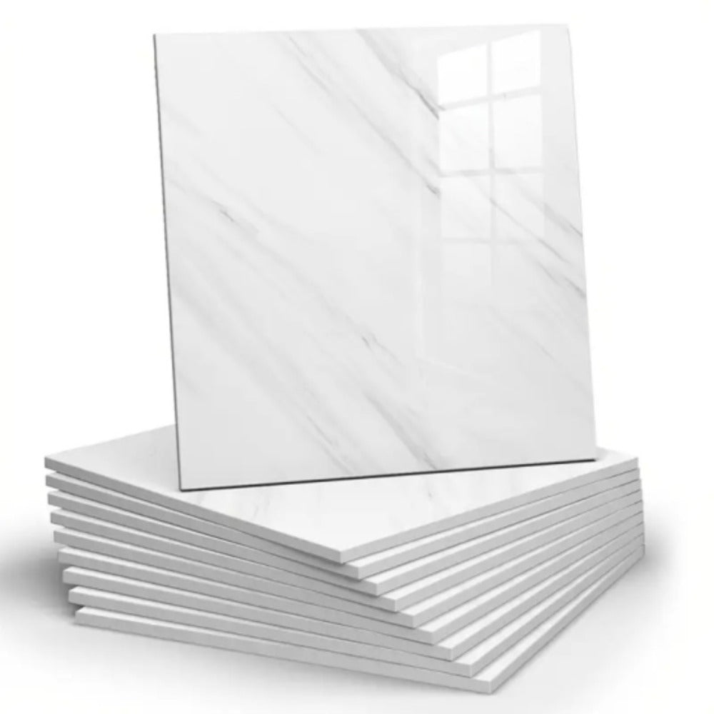 Self-Adhesive PVC Marble Tile Stickers 20pcs 30x30cm Waterproof Wall Panels for Bathroom Kitchen Living Room Backsplash Decor - product image 3