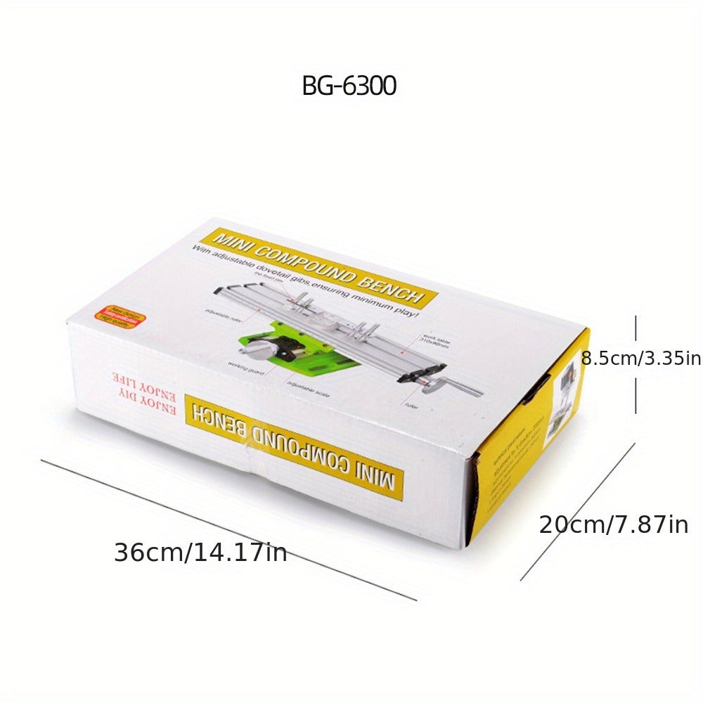 Cross Slide Table BG-6300 Compound Milling Drilling Worktable X-Y Axis Adjustable Bench Drill Press Work Table for Mini Drill Machine - product image 17