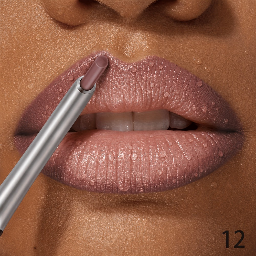 Precise Lip Liner Pencil 11 Shades Matte Waterproof Non-Fading Smooth Glide Long-Lasting All Day Wear Lip Outliner for Fuller Lips All Skin Tones Women Makeup Gift - product image