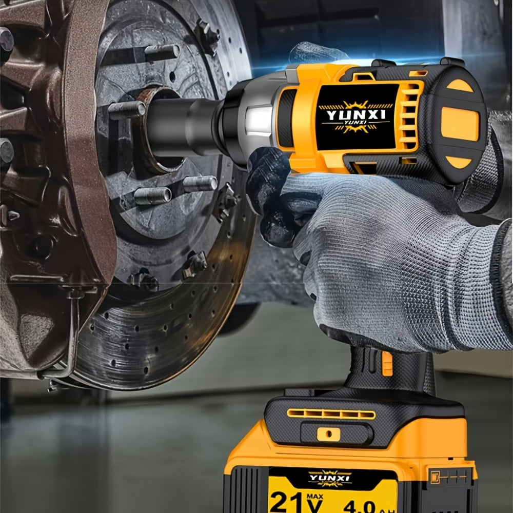 21V Cordless Drill Brushless Impact Wrench Multifunctional – Lithium Battery, Quick Charger, Variable Speed, Tighten Screws & Bolts, Compact Power Tool for Home, Car Repair & DIY – - product image 8