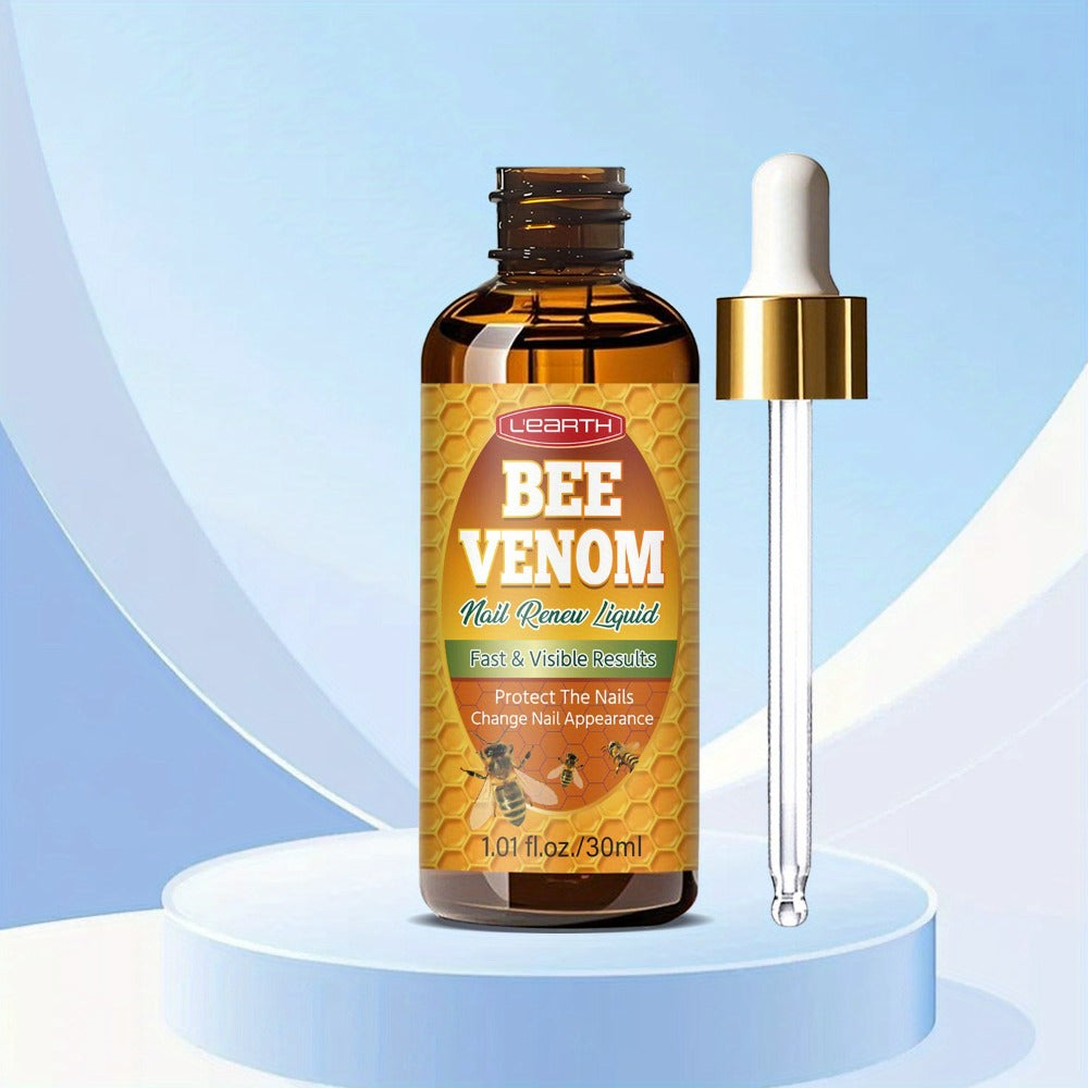 Toenail Repair Solution with Bee Venom Extra Strength Formula for Damaged Discolored Brittle Nails Nail Restoration Serum Visible Results in 7 Days 1.01 fl oz 30ml - product image 9