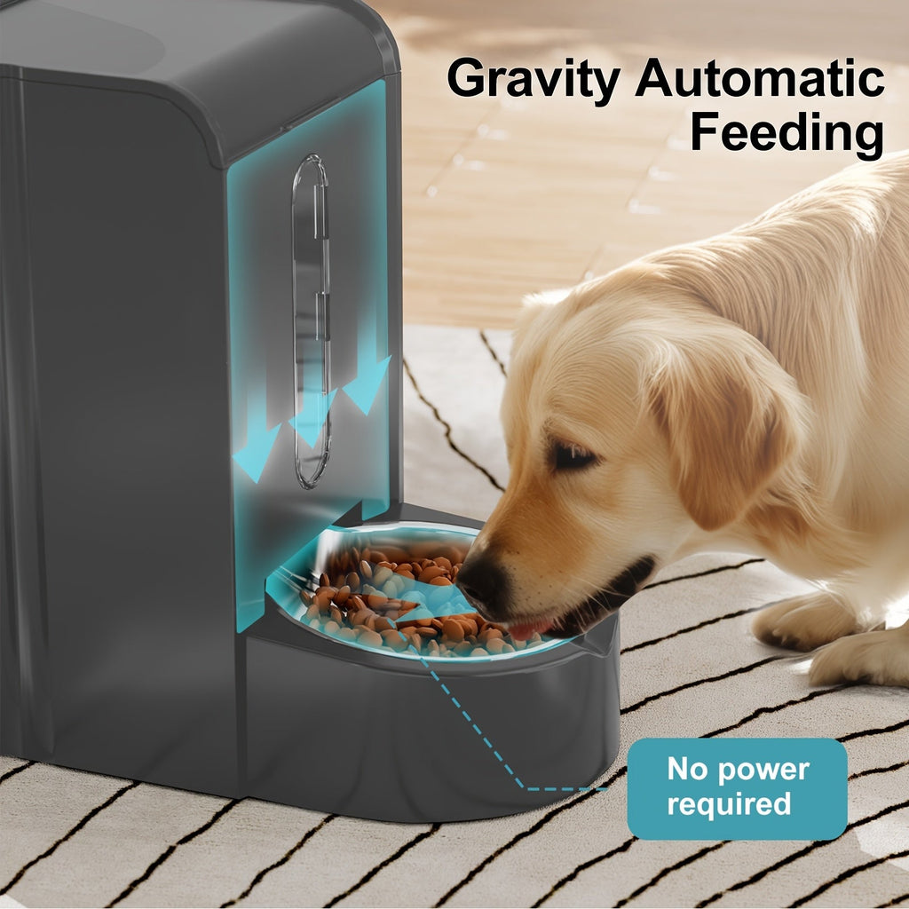 1.59 Gal Water + 5.73 lb Food, Automatic No-Electric Gravity Feeding Station with 304 Stainless Steel Bowl, Removable & Washable, for Small Medium Large Dogs - product image 6