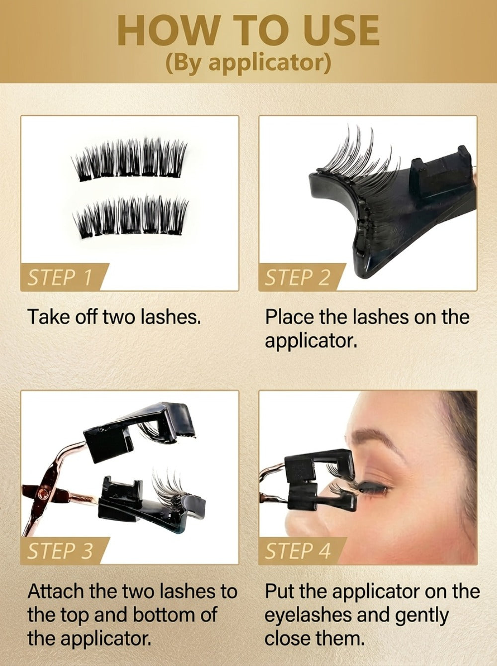 Reusable Magnetic False Lashes 8Pcs No Glue Double Strip Set with Applicator & Tweezers – Natural Everyday Makeup Look for Women, Daily Wear, Parties, Travel & Mom Gift - product image 13