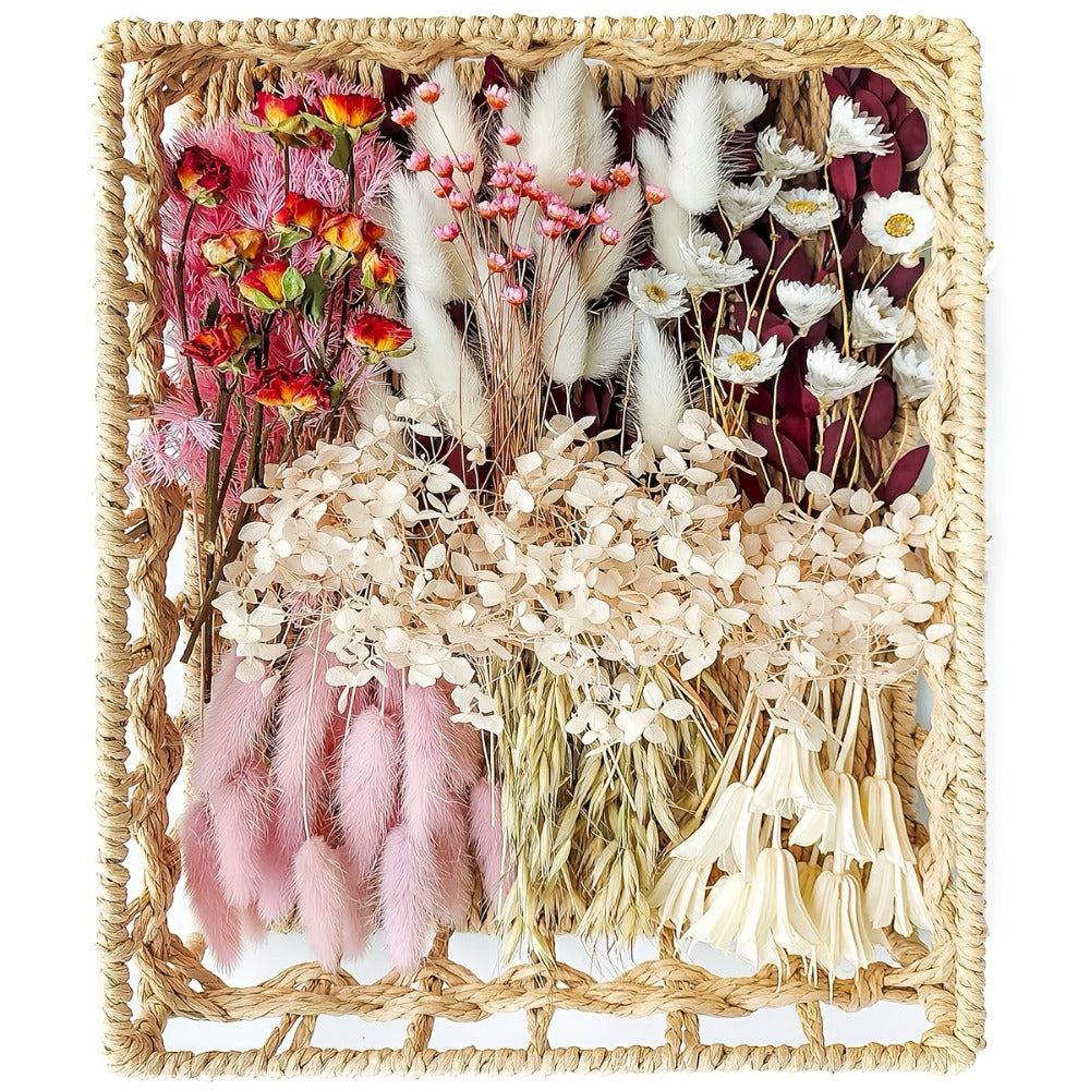 Dried Flower Bouquet with Pampas Grass - Boho Wedding Centerpiece Dried Floral Arrangement for Cake Table Boutonniere Groom Home Vase Decor Long Lasting Botanical Gift, Style 1 & 2 - product image 2
