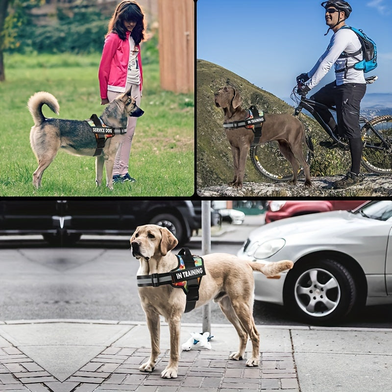 Adjustable No-Choke ESA Pet Harness for Easy Walking & Training, XS to XXL, 11 Colors | Emotional Support Dog Harness No-Pull Reflective Vest with Handle - product image 6