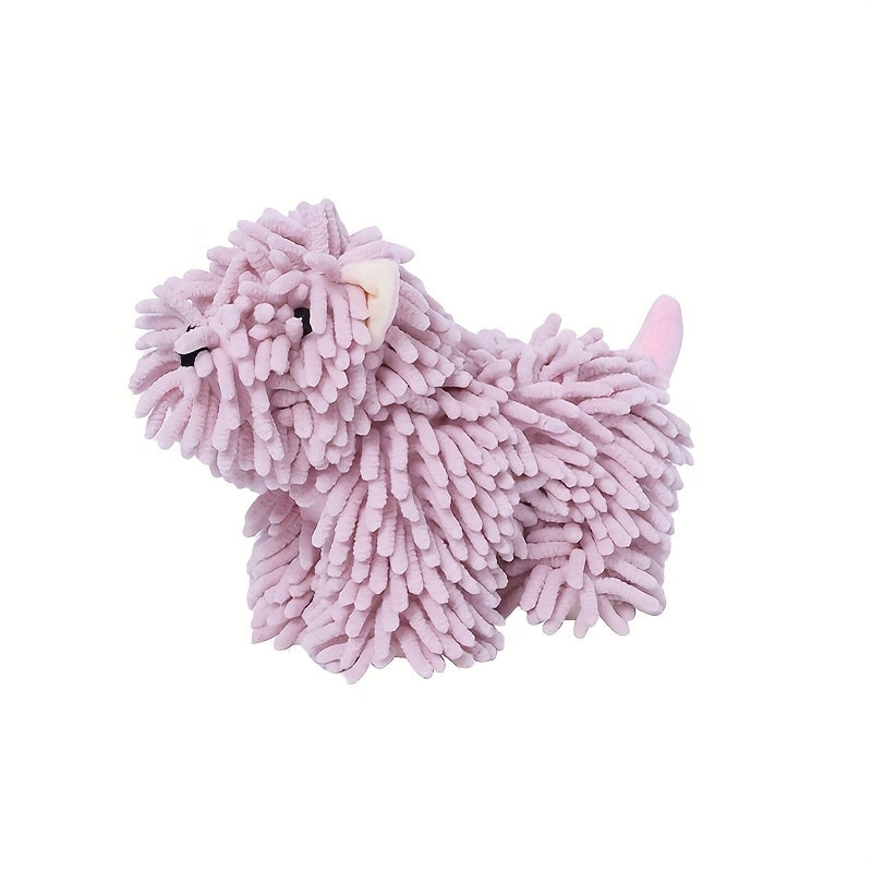 Cute Puppy Hand Towel Wall-Hanging Kitchen Bathroom Towel – Soft Absorbent Cartoon Dog Decorative Cloth 150g/㎡ - product image 17