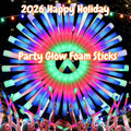 100 pcs Pack LED Foam Light Sticks - 3-Mode Color Changing Flashing Party Favors with Flashing Modes Suitable for Weddings, Birthdays, Concerts, Camping, for - product image 3