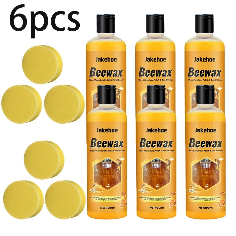 Beeswax Floor Cleaner & Polish - Natural Wood Floor Care Agent with Hydrogen Peroxide, Dust Prevention & Bright Polishing for Hardwood, Laminate & Tile Floors - product image 13