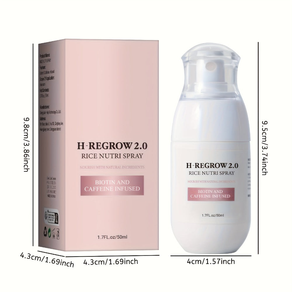 Rice Scalp Spray 4pcs Set — Hydrolyzed Rice Protein & Ginger Root Extract Hair Mist for Scalp Moisturizing, Strengthening & Softening | Lightweight Leave-In | 1.69oz Each - product image 5