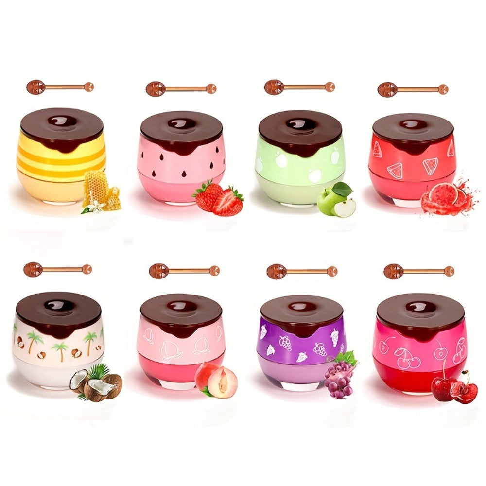 Honey Pot Lip Balm Set 8 Pcs – Propolis & Honey Deep Moisturizing Lip Mask with Applicator Stick, Repairs Dry Chapped Lips, Nourishing Overnight Lip Treatment Gift Set for Women &  - product image 5