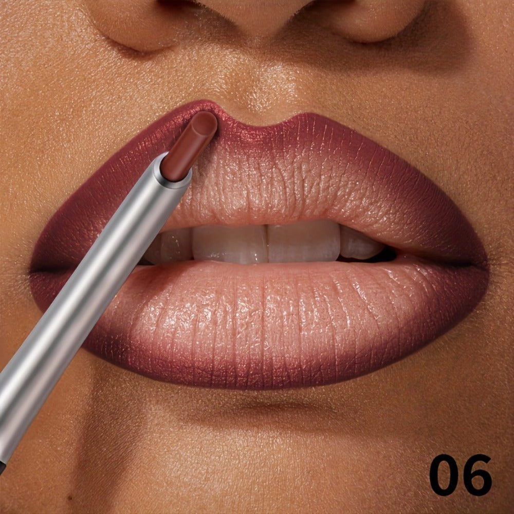 Precise Lip Liner Pencil 11 Shades Matte Waterproof Non-Fading Smooth Glide Long-Lasting All Day Wear Lip Outliner for Fuller Lips All Skin Tones Women Makeup Gift - product image 9