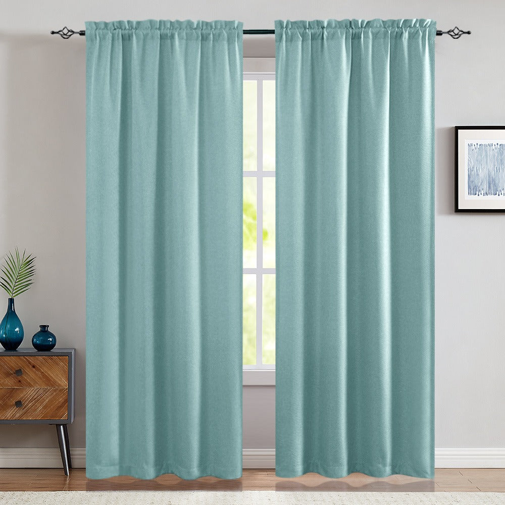 Blackout Curtains 80% Light Blocking – 2 Panels Thermal Insulated Linen Textured Rod Pocket Window Drapes for Bedroom, Living Room & Kitchen Privacy - product image 8