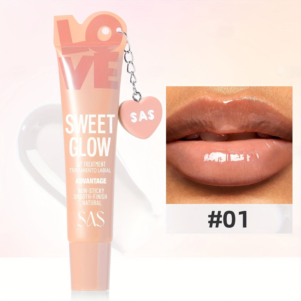 Heart Pendant Lip Gloss 6 Shades Mirror Shine High Gloss — Long-Lasting Fade-Resistant Non-Tacky Formula, Wearable Charm Accessory, Vibrant Colors for All Skin Tones Women Lip Make - product image 21