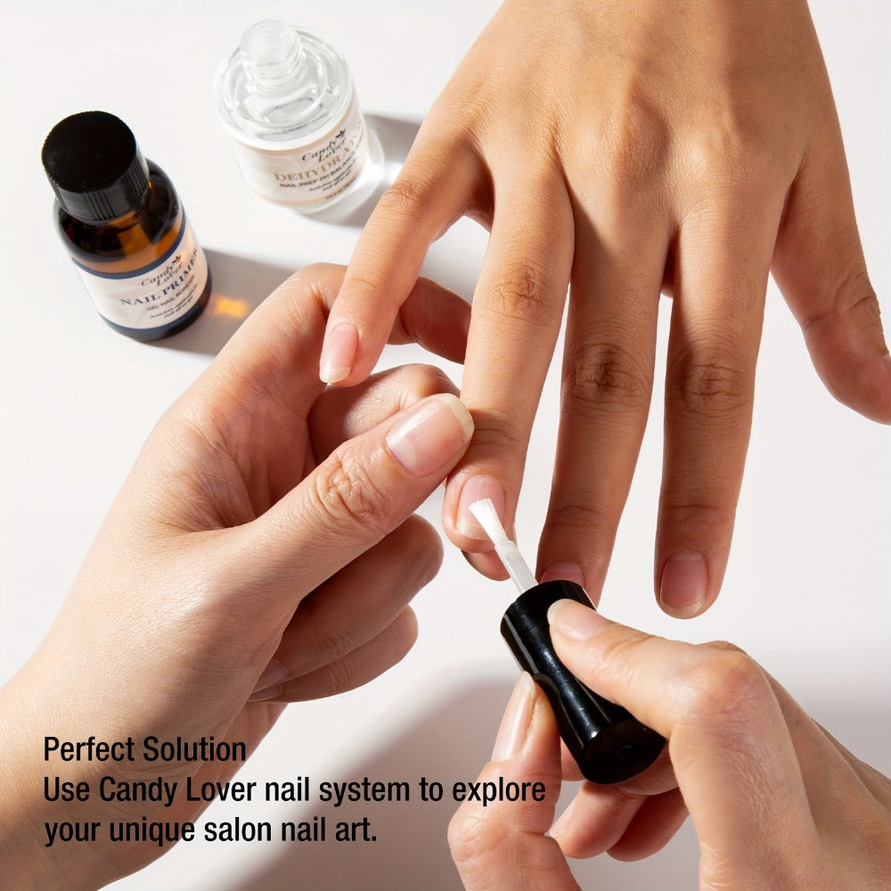 Gel Nail Dehydrator & Primer Kit 4-Piece - Nail Prep Dehydrator, Bonding Primer, Gel Base Coat & Top Coat for Long-Lasting Chip-Free Gel Nails, Home DIY & Salon Use - product image 5