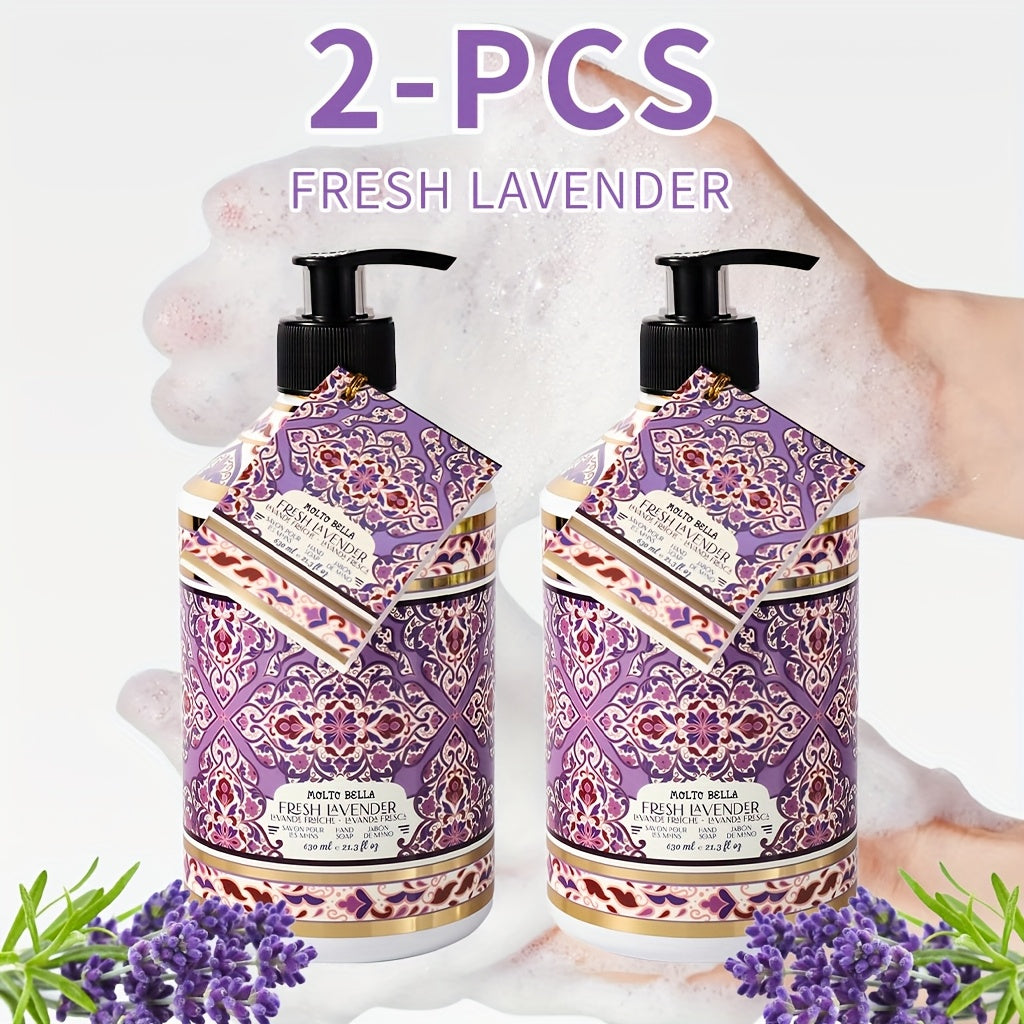 Moisturizing Liquid Hand Soap 2-Pack 21.3 fl oz Each — Foaming Pump Dispenser in 5 Scents, Gentle Gel Formula for All Skin Types, Bathroom Kitchen Office & Travel Hand Wash - product image 22