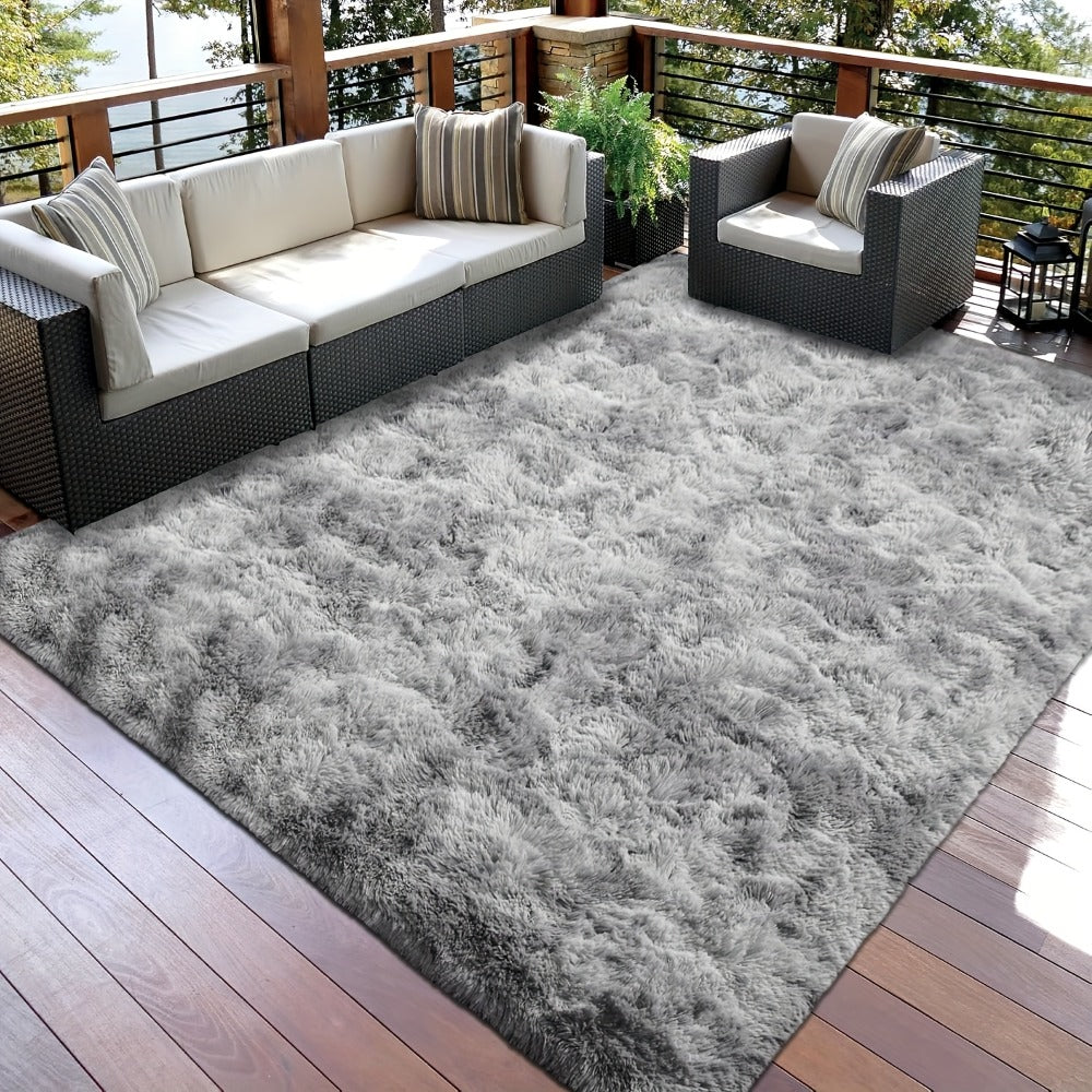 Tie-Dye Shaggy Fluffy Area Rug Non-Slip Machine Washable – Soft Plush Fuzzy Carpet for Bedroom, Living Room, Hallway & Dorm – 6 Colors, 4 Sizes: 2x6, 3x5, 6x9, 8x10 Ft - product image 9