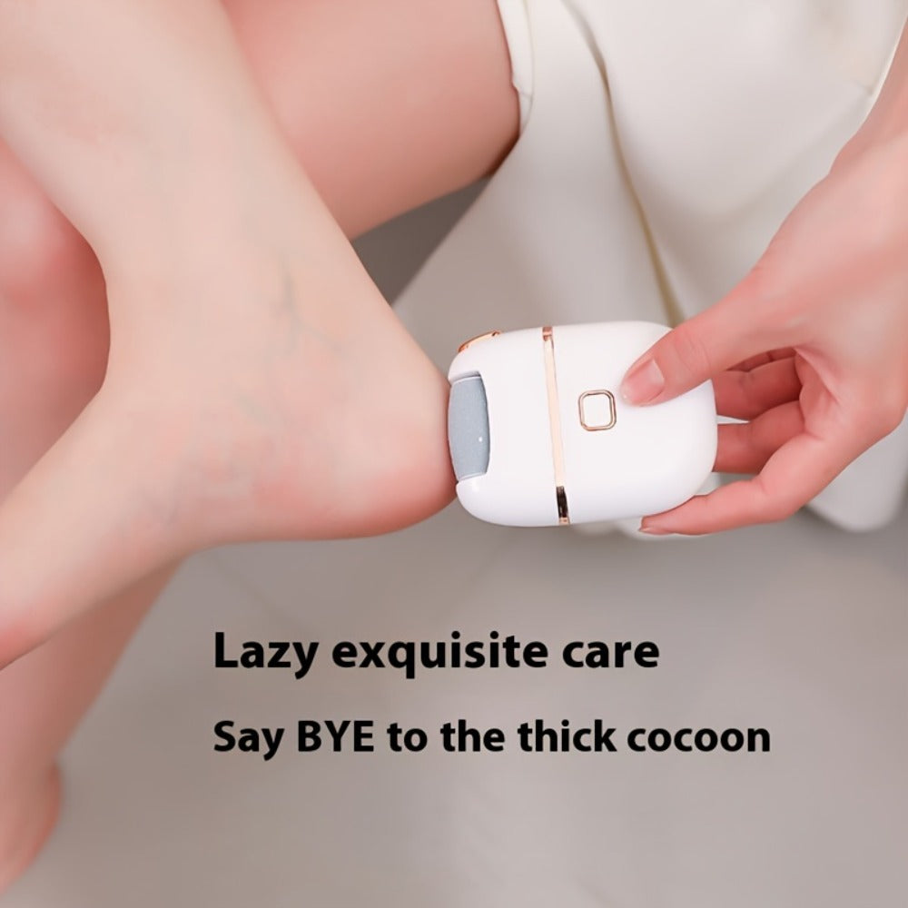 Electric Foot Callus Remover Rechargeable with 2 Roller Heads - Portable Dead Skin Scrubber Pedicure Tool for Smooth Soft Feet Cracked Heel Repair Home Professional Foot Care Kit,  - product image 6