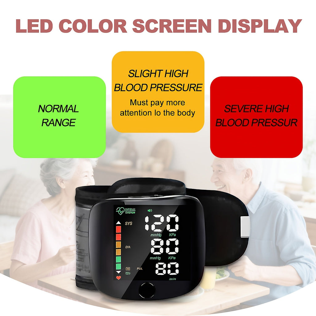 Wrist Blood Pressure Monitor Professional - Automatic BP Monitor with High-Precision LCD Display, Voice Language Prompts & Memory Function, Clinically Accurate for Medical & Home U - product image 10