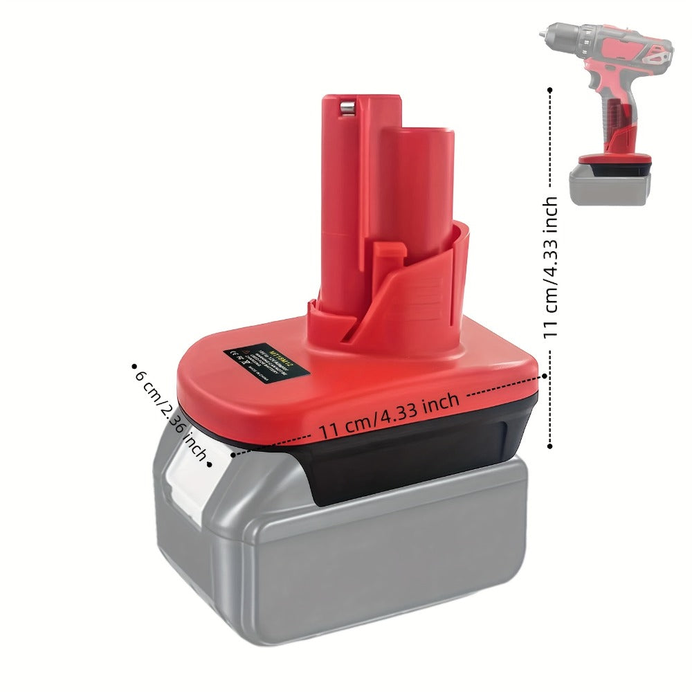Battery Adapter Converter for Dewalt 20V & 18V Red Tools Li-ion Battery to 12V Power Tool Replacement – Lithium Ion Compatible Adapter - product image 3