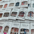 Press On Nails 576 Pieces Bulk Variety Pack – Reusable Full Cover Glossy False Nails Multi Style Set for Women & Girls | Easy Apply Nail Art Kit for Parties Weddings Daily Wear | F - product image 9
