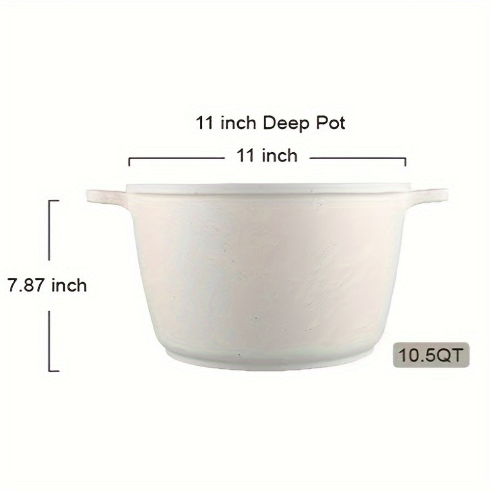 Non-Stick Stock Pot 10.5 QT Large Capacity Soup Pot with Lid - Induction Compatible All Stovetops High Temperature Resistant Easy Clean Cookware for Home Cooks Families Housewarmin - product image 4
