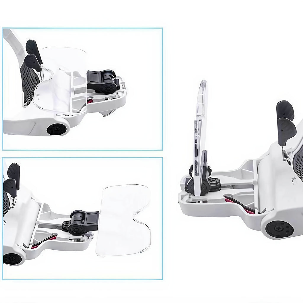 Head-mounted Magnifier with LED Illumination, Model Making Magnifier, Adjustable Headband, 5 Interchangeable Lenses 1.0X/ 1.5X/ 2.0X/ 2.5X/ 3.5X for Reading - product image 10