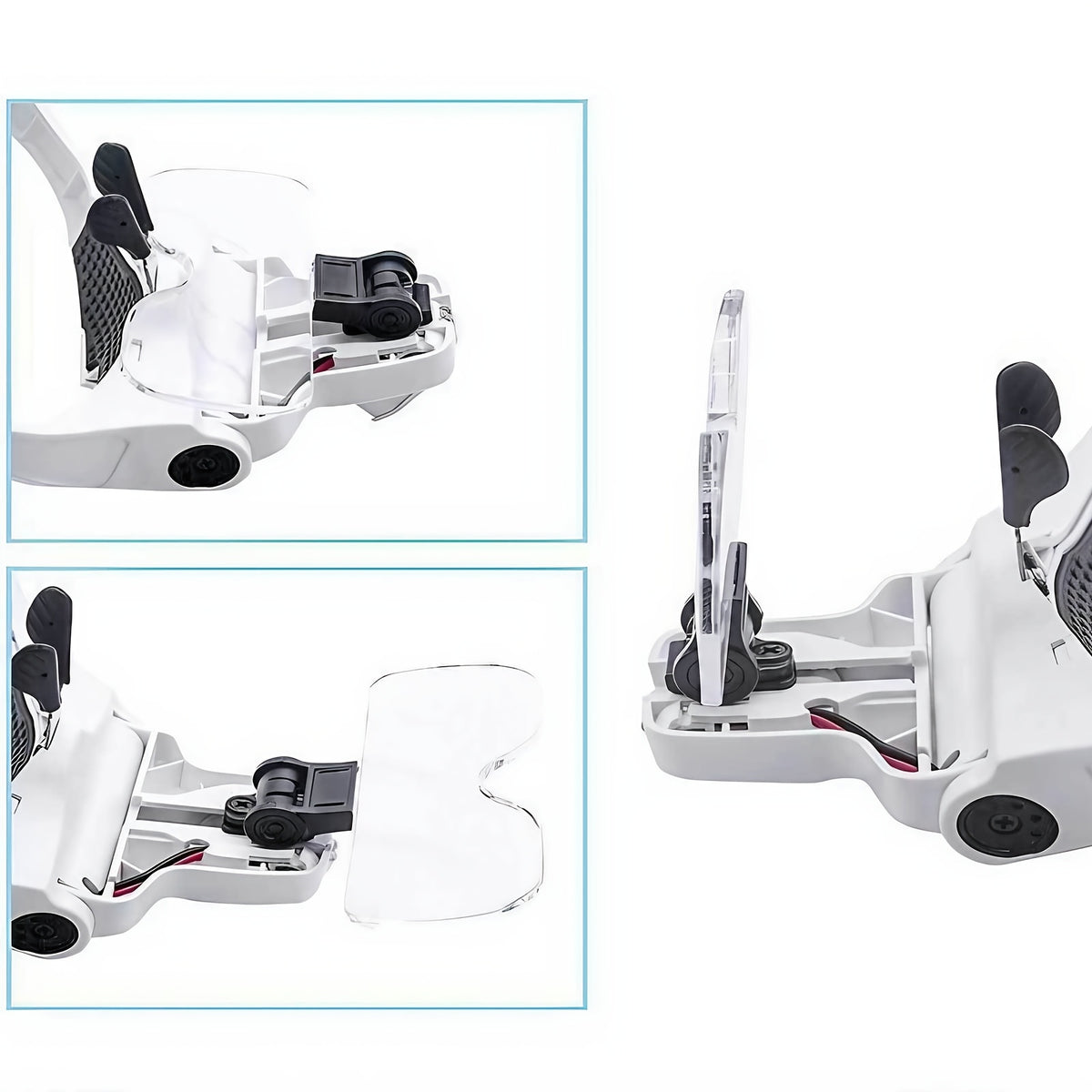 Head-mounted Magnifier with LED Illumination, Model Making Magnifier, Adjustable Headband, 5 Interchangeable Lenses 1.0X/ 1.5X/ 2.0X/ 2.5X/ 3.5X for Reading - product image 10