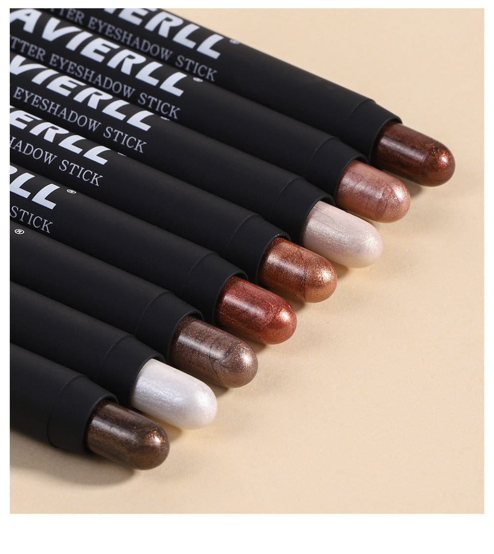 Waterproof Eyeshadow Stick Set 8 Piece – Shimmer, Pearlescent & Matte Eye Shadow Pencils, Creamy Blendable Formula, Long-Lasting Smoky Natural Glitter Eye Looks, Gift for Her - product image 23
