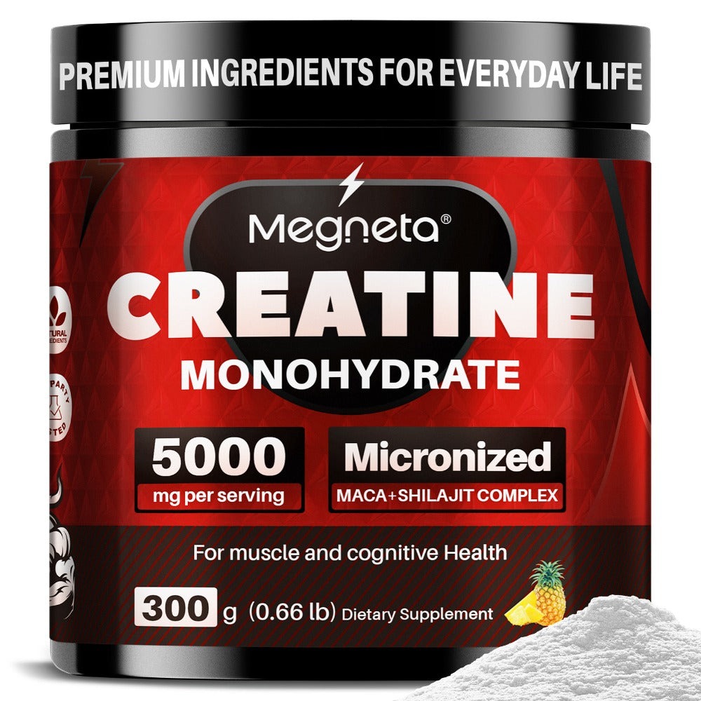 Micronized Creatine Monohydrate Powder 300g — 5000mg Per Serving | 60 Servings | Strength, Power & Focus Formula | No Artificial Sweeteners or Flavors | Pure Unflavored Pre & Post  - product image 3