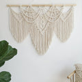 Large Macrame Wall Hanging 43x32 Inch Handmade Bohemian Woven Tapestry Boho Wall Decor for Bedroom Living Room Wedding Party Aesthetic Room Decor Artisan Cotton Rope Wall Art - product image 7