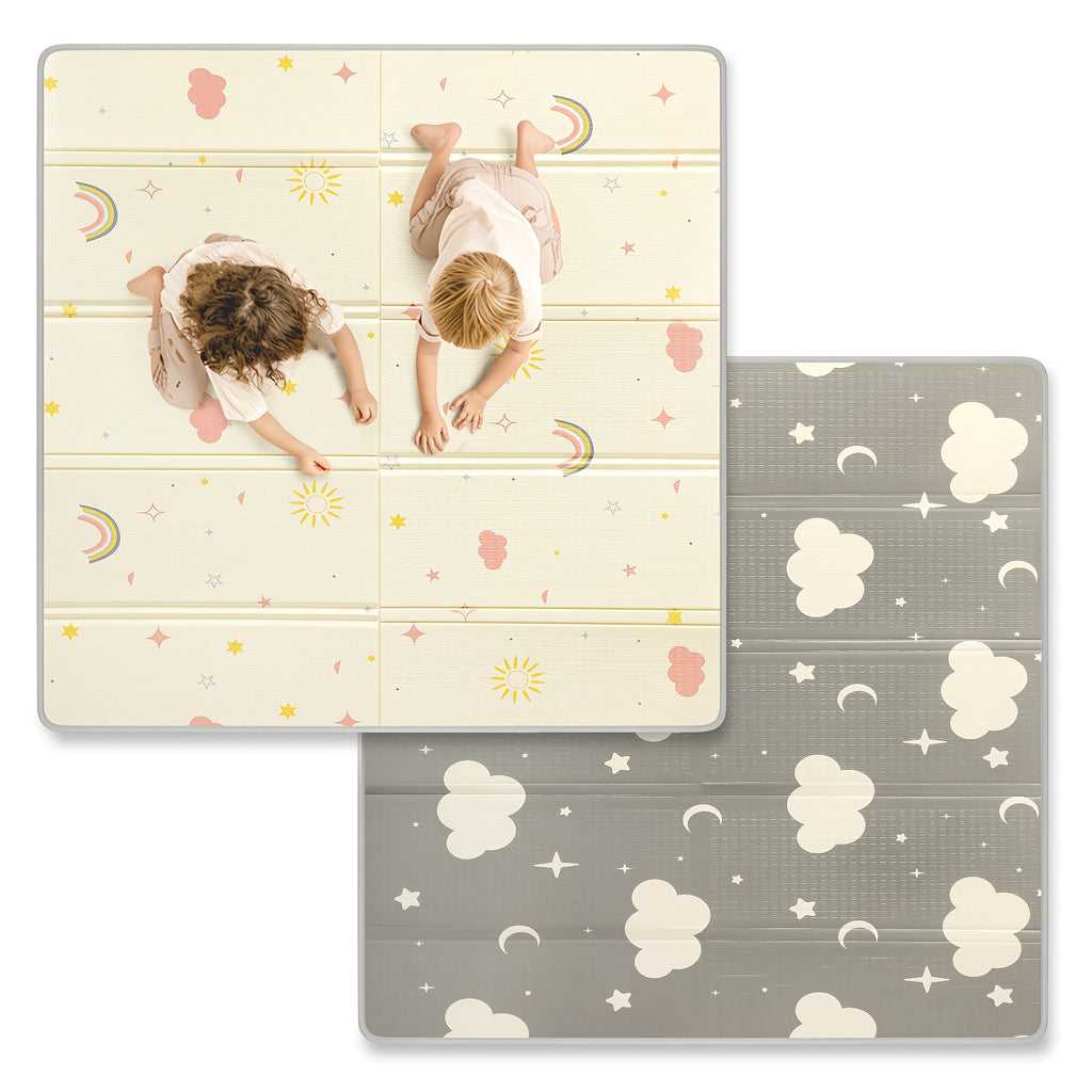 Extra Large Foldable Reversible ABC Baby Play Mat with Waterproof Padded & Non-Toxic Foam Suitable for Infants Toddlers Tummy Time, Waterproof Indoor/Outdoor - product image 3