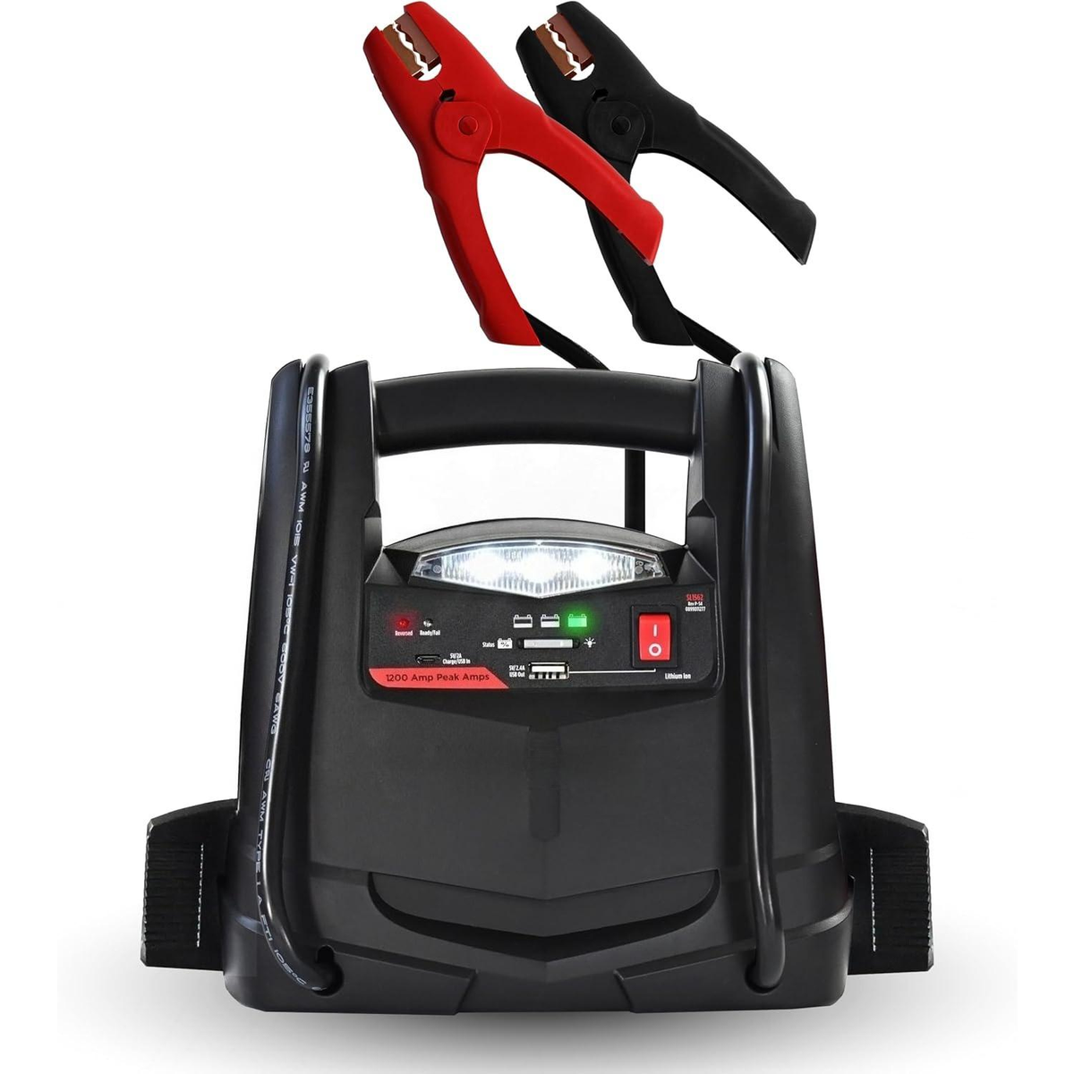 1200A Car Jump Starter and Power Station — 4-in-1 Solution, 150-PSI Air Compressor, 2.4A USB Charging: for 12V Sport, Automotive and Marine Batteries | Without Battery - product image 3
