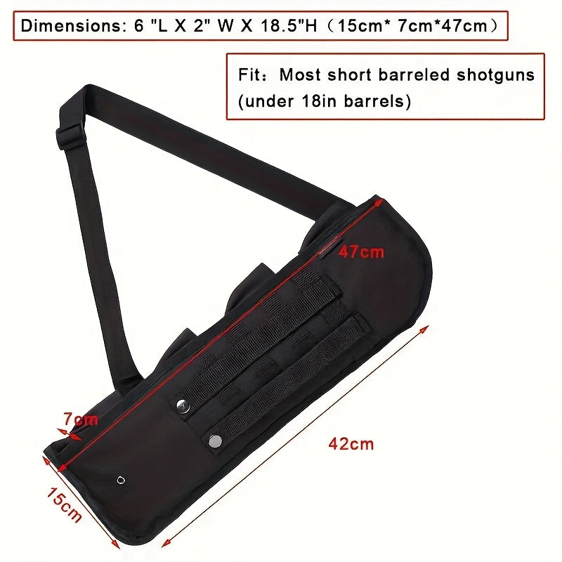 Tactical Shotgun Holster with MOLLE System | 19" 600D Oxford Cloth, Adjustable Strap & Shell Loops, Lightweight Hunting & Shooting Scabbard for Tactical Vests - product image 3