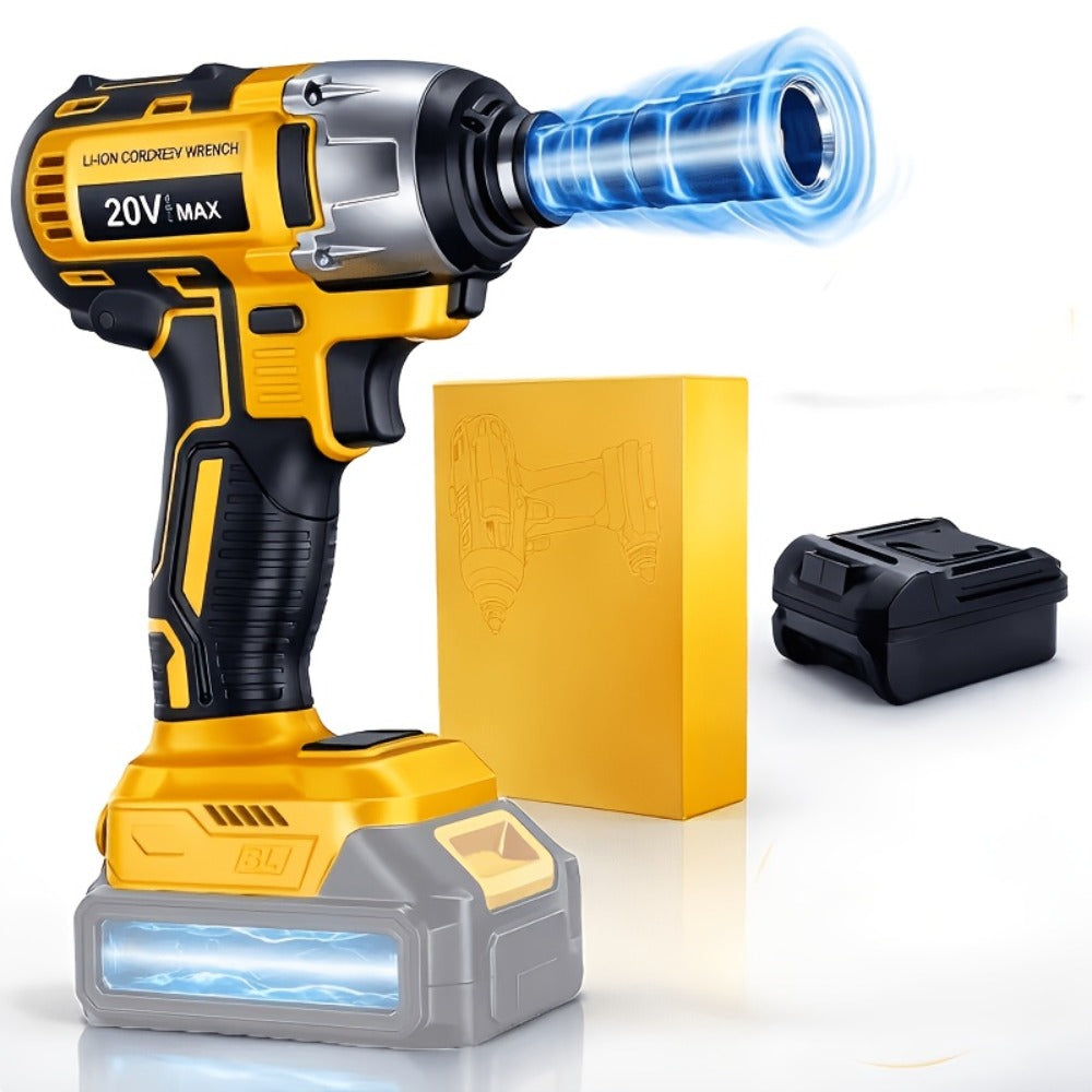 Cordless Impact Wrench 1/2 Inch Brushless – 450N.m 259Ft-lbs High Torque Impact Gun, 3300RPM Variable Speed, 12 Sockets, Fast Charger & Dual Battery Options for Auto Repair & Home  - product image 5