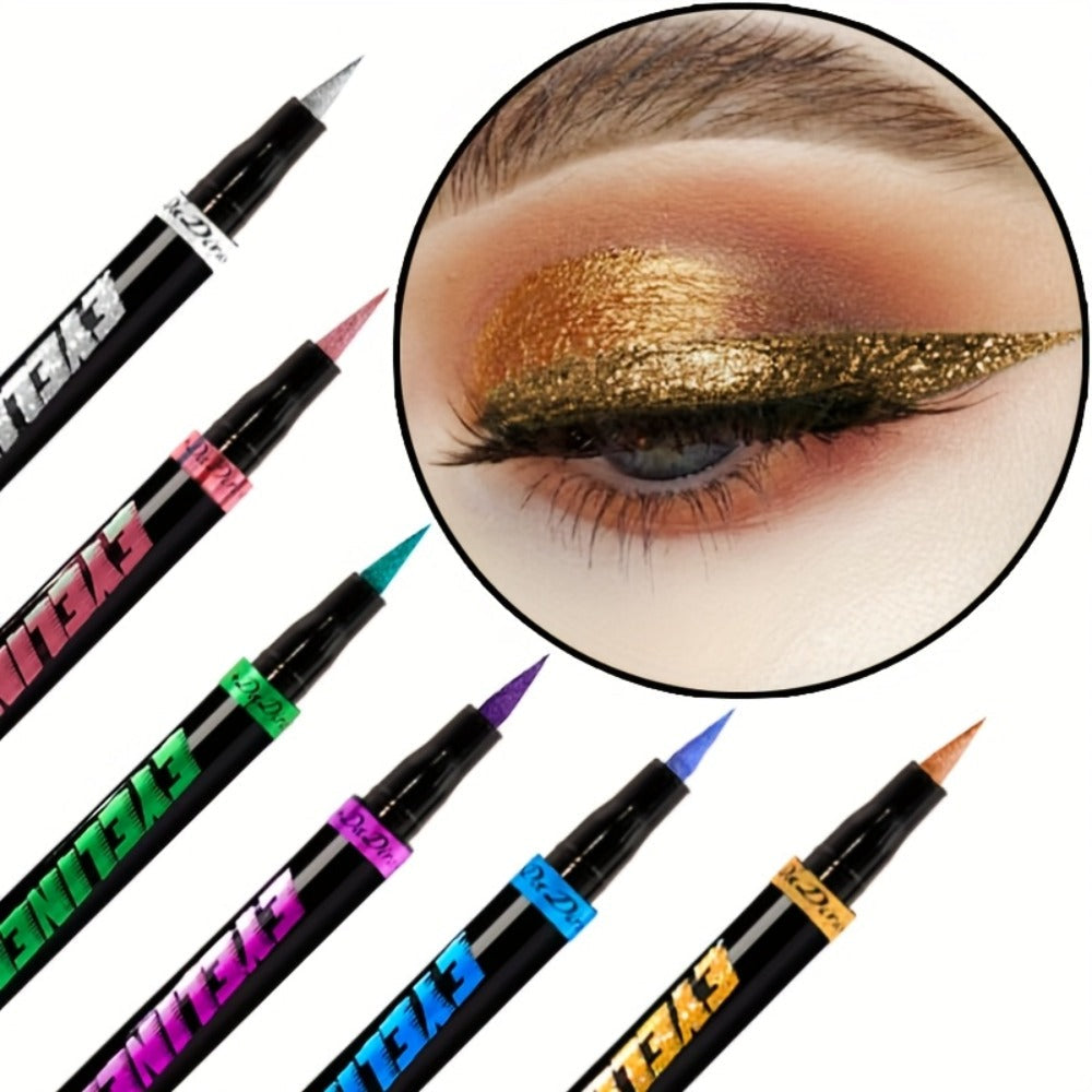 Eyeliner Pencil Set Waterproof 6 Colors Smudg1e Proof Long Lasting Colored Eye Liner for Women Pigmented Gel Eyeliner Pencils Makeup Kit Holiday Gift - product image 11