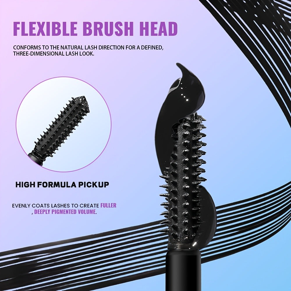 5-Shade Waterproof Colored Mascara for Women — Smudge-Proof Clump-Free Long-Lasting Vivid Formula, Bold Eye Makeup for Stage Cosplay Festival Everyday Wear, Blue Green Pink Purple  - product image 13