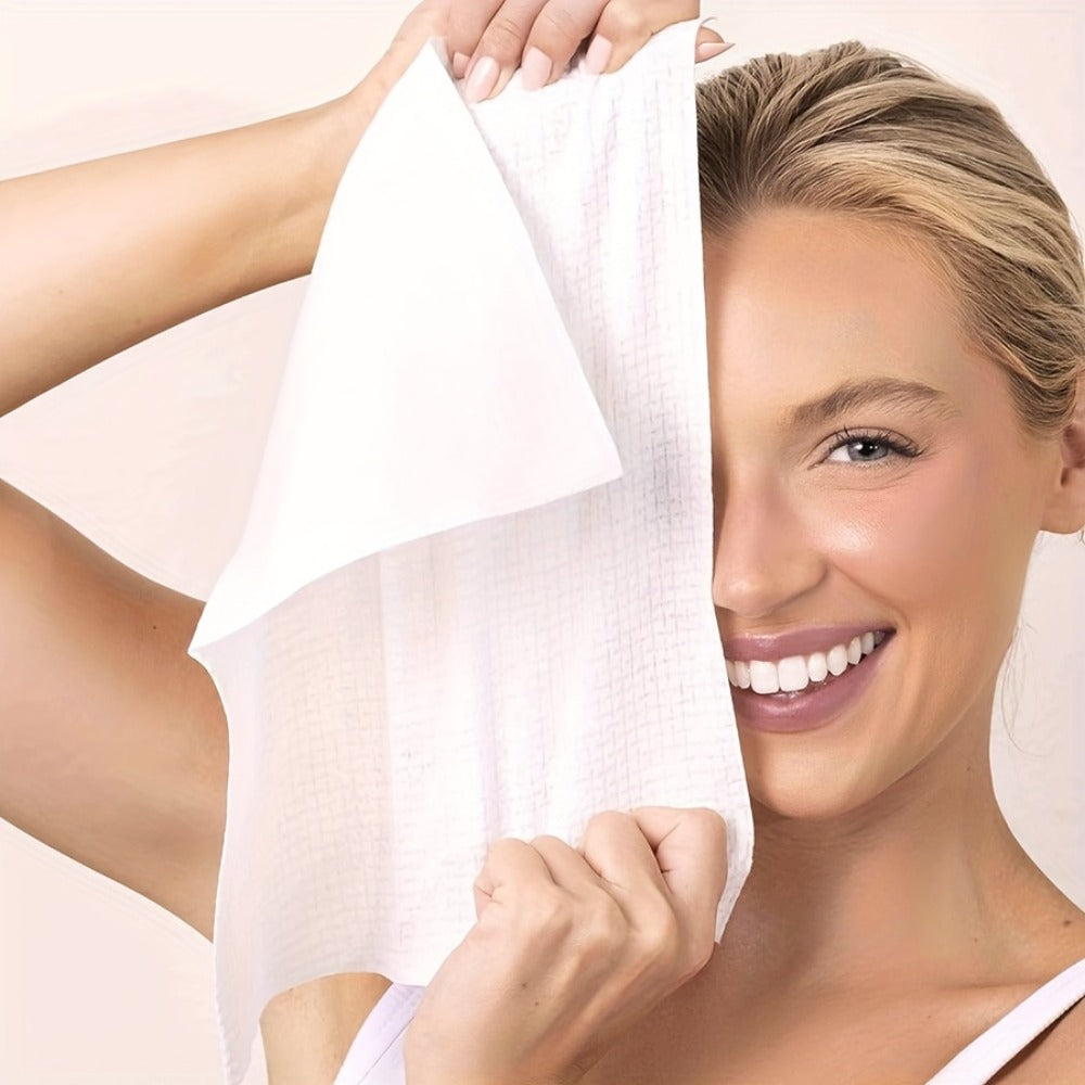 Extra Large Disposable Facial Cleansing Tissues 26×30cm – Thickened Ultra-Soft Cotton Wipes for Face Washing & Makeup Removal, Gentle for All Skin Types, 40/120/240 Pcs - product image 2