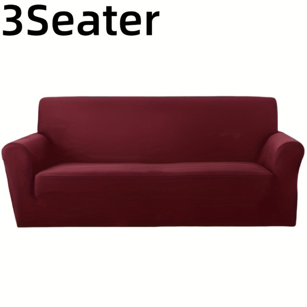 Elastic Anti-Slip Sofa Cover - Stretch Pet Friendly Couch Slipcover with Cat Paw Protection, Easy Care Fabric for Living Room Bedroom Office, 7 Colors 1-4 Seater - product image 22