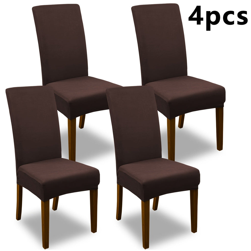 Stretch Dining Chair Covers Set | Elastic Jacquard Slipcovers for Dining Room Kitchen Wedding Office, 4pcs or 6pcs, 9 Colors, Washable Furniture Protector - product image 51